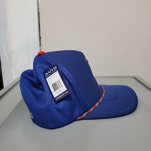 Avid Watering Hole Hat / Cap Adjustable Snapback MH1221703 Blue/Red - Picture 6 of 10